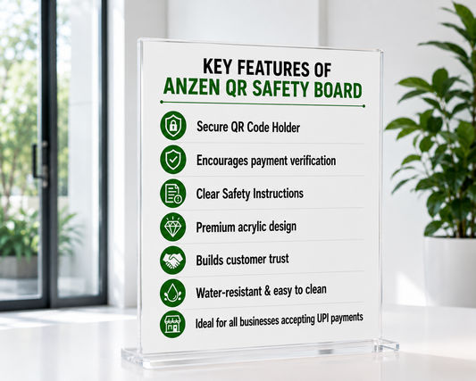 Key Features of Anzen QR Safety Board